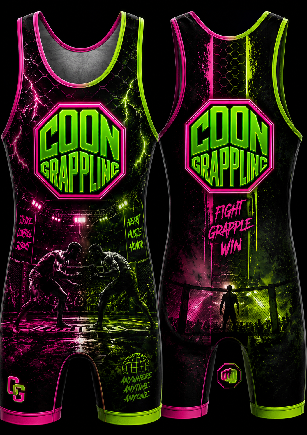 Coon Grappling Wrestling Singlet #1